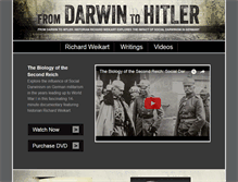 Tablet Screenshot of darwintohitler.com